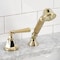 Kingston Brass KSK4302HLTR Transfer Valve Set For Roman Tub Filler, Polished Brass KSK4302HLTR - alternate 5